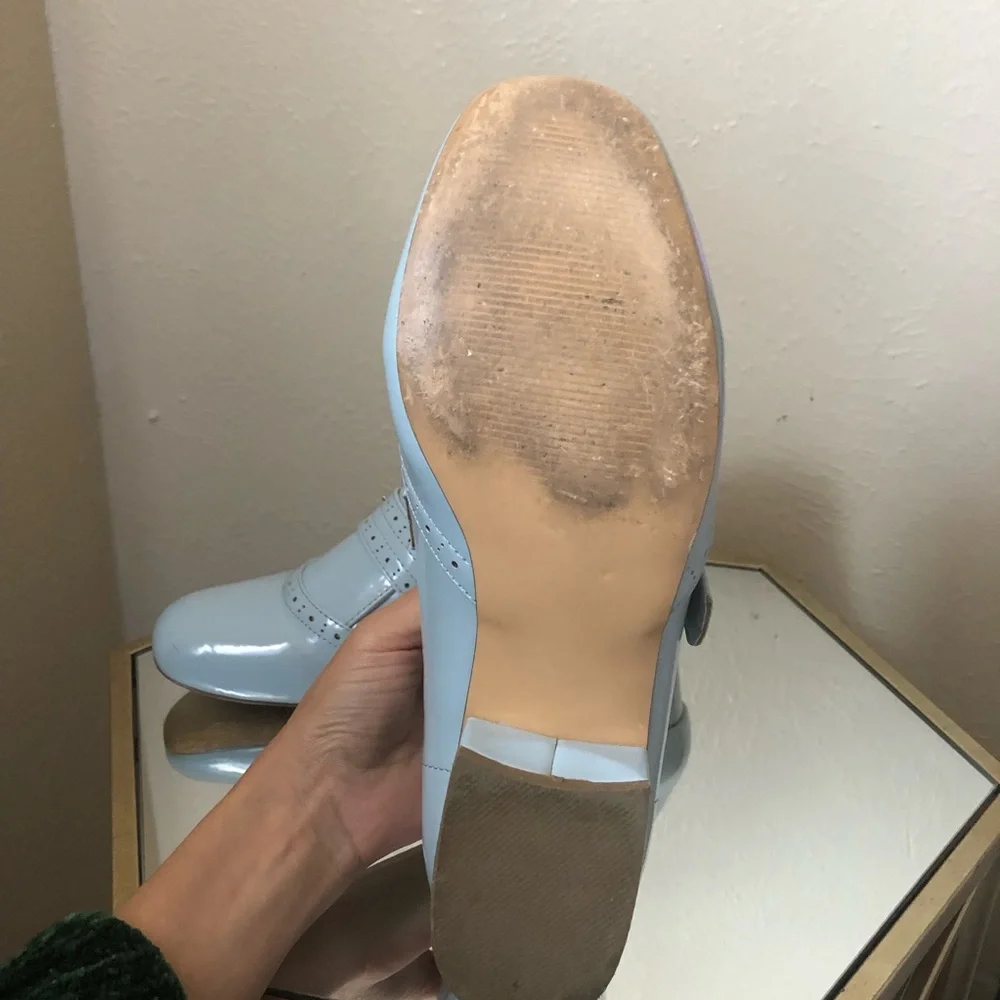 B.A.I.T. Patent Leather 60s style Retro Shoes - Picture 6 of 6